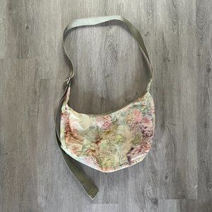 Baggu x Collina Strada Medium Crescent Bag in Beige Chrysanthemum